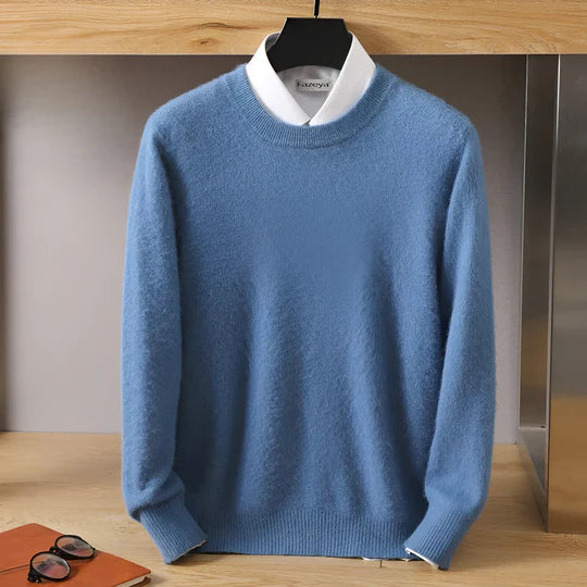 Maglione uomo girocollo a maglia fine