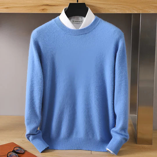 Maglione uomo girocollo a maglia fine