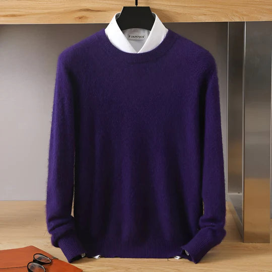 Maglione uomo girocollo a maglia fine