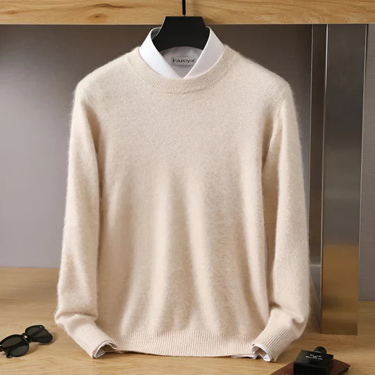 Maglione uomo girocollo a maglia fine