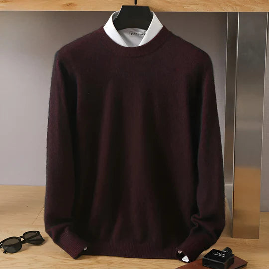 Maglione uomo girocollo a maglia fine