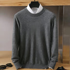 Maglione uomo girocollo a maglia fine