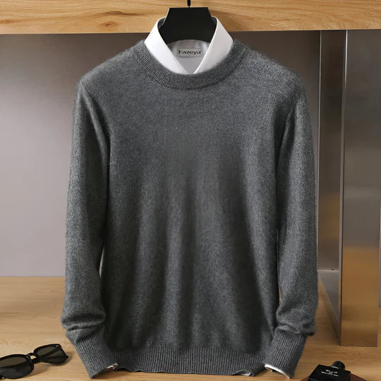 Maglione uomo girocollo a maglia fine