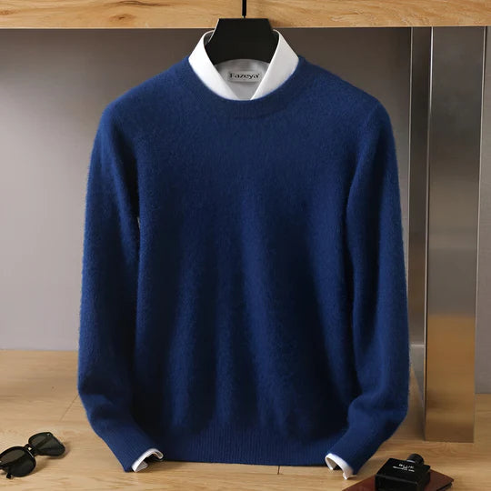 Maglione uomo girocollo a maglia fine