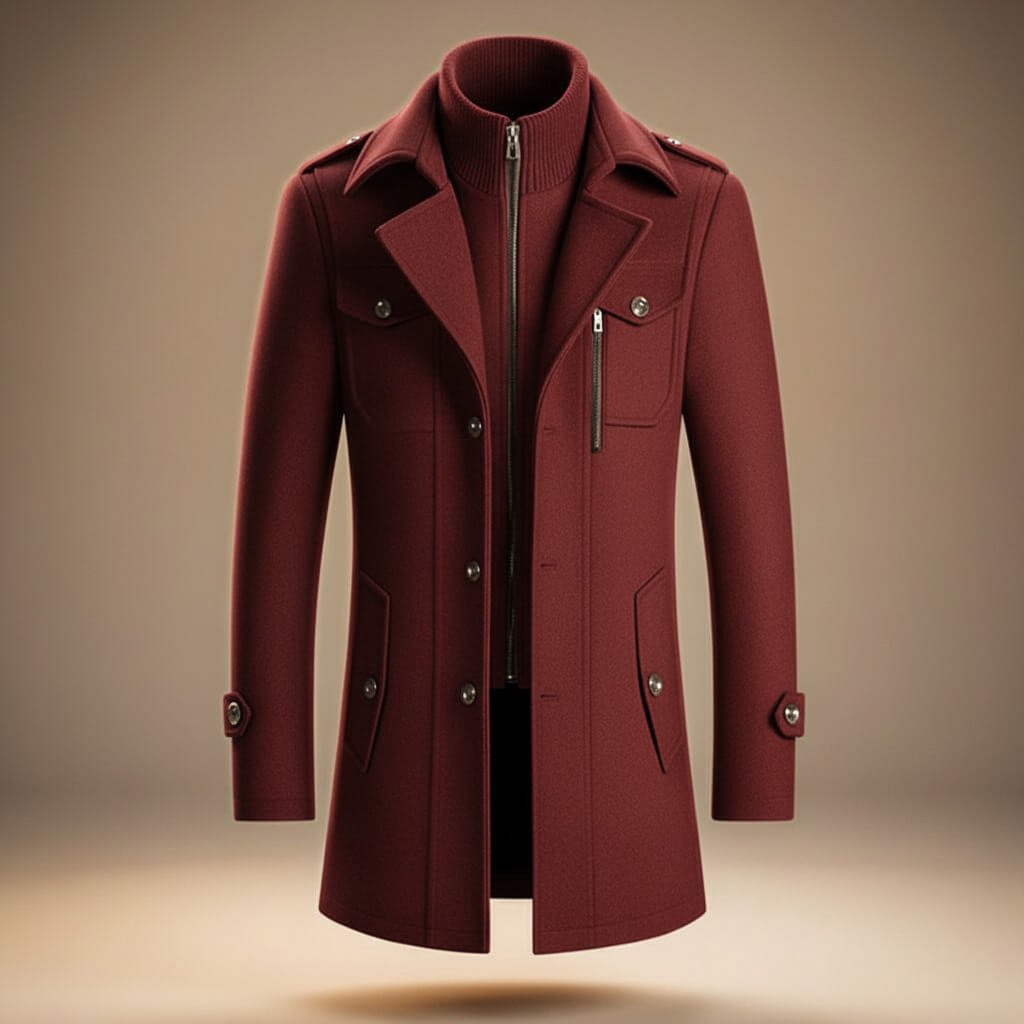 Alessandro | Cappotto Uomo Classico in Lana