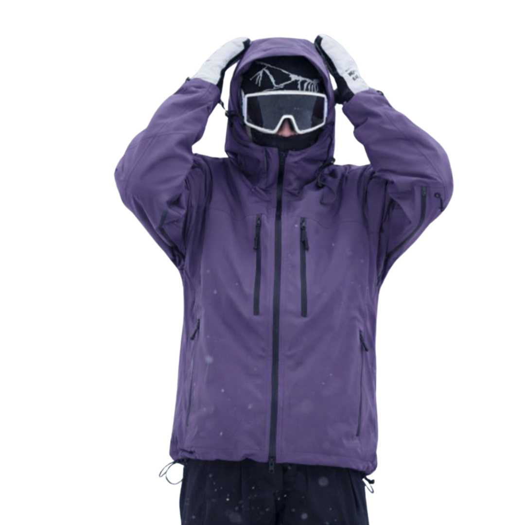 Giacca da neve unisex con cappuccio