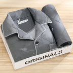 Pigiama uomo con camicia e pantalone
