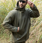 Completo outdoor uomo impermeabile con pile