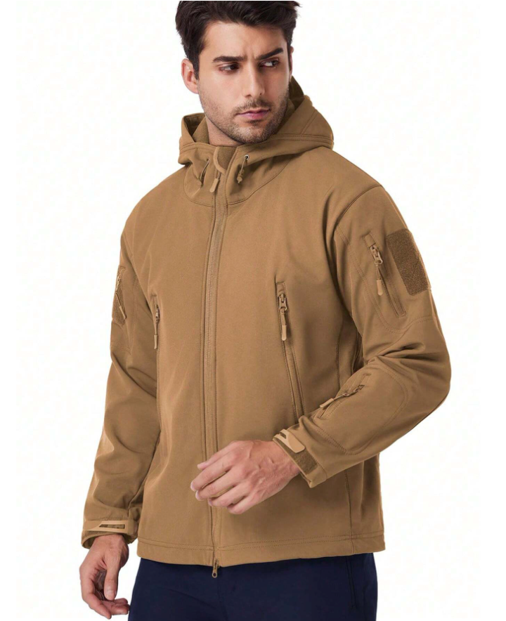 Completo outdoor uomo impermeabile con pile