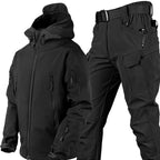 Completo outdoor uomo impermeabile con pile