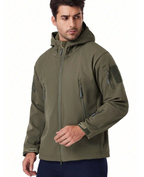 Completo outdoor uomo impermeabile con pile