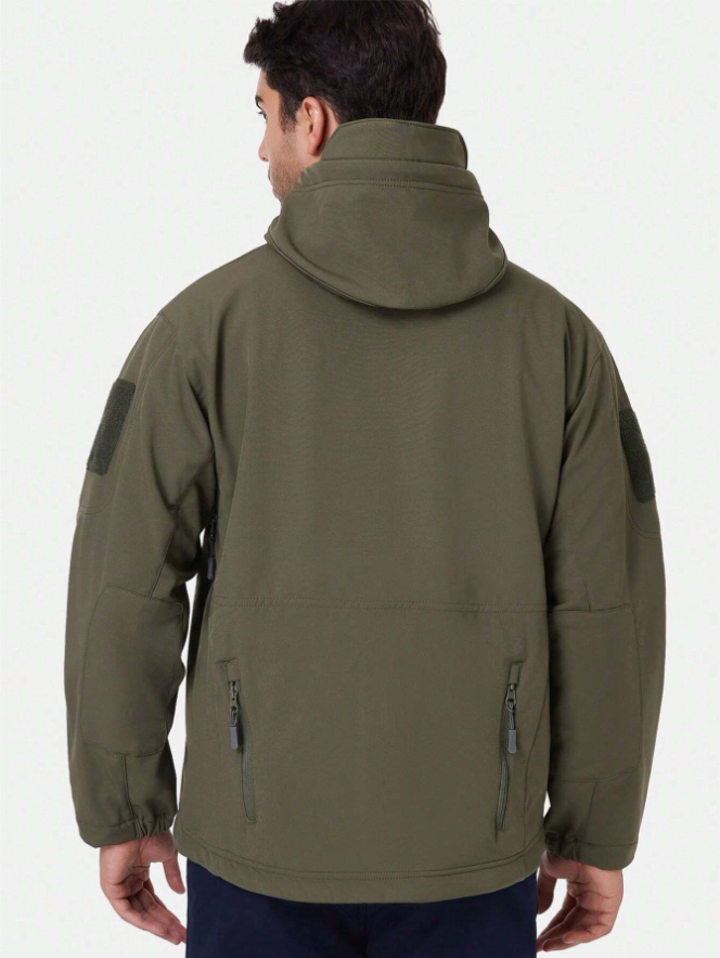 Completo outdoor uomo impermeabile con pile